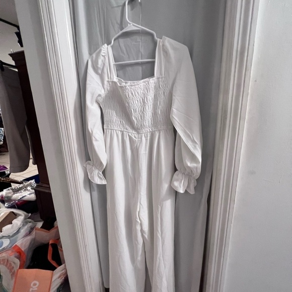 Square necked smoked jumpsuit size m - Picture 3 of 4